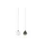 Décoration Suspendue DKD Home Decor Transparent Verre 10 x 10 x 10 cm (2 Unités)