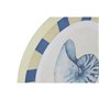 Décoration murale Home ESPRIT Bleu Blanc méditerranéen 30 x 3 x 30 cm (4 Unités)