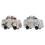 Figurine Décorative Home ESPRIT Bleu Blanc Terre cuite 22 x 7 x 14 cm (2 Unités)