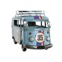 Figurine Décorative Home ESPRIT Rouge Bleu ciel Blue marine 27 x 10 x 16 cm (3 Unités)