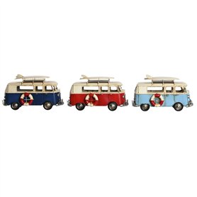 Figurine Décorative Home ESPRIT Bleu Rouge Blue marine 27 x 11
