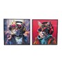 Cadre Home ESPRIT Moderne Chat 50 x 3
