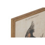 Cadre Home ESPRIT Beige Tropical 40 x 2 x 50 cm (4 Unités)