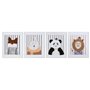 Cadre Home ESPRIT Blanc Gris Enfant animaux 40 x 1