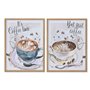 Cadre Home ESPRIT Marron Gris Vintage 30 x 1