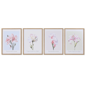 Cadre Home ESPRIT Fleurs Shabby Chic 30 x 1