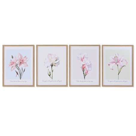 Cadre Home ESPRIT Fleurs Shabby Chic 30 x 1