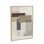 Cadre Home ESPRIT Marron Beige Abstrait Urbaine 50 x 3 x 70 cm (2 Unités)