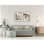 Cadre Home ESPRIT Marron Beige Abstrait Urbaine 50 x 3 x 70 cm (2 Unités)