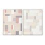 Cadre Home ESPRIT Marron Beige Vérifié Urbaine 60 x 3 x 80 cm (2 Unités)