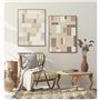 Cadre Home ESPRIT Marron Beige Vérifié Urbaine 60 x 3 x 80 cm (2 Unités)