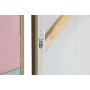 Cadre Home ESPRIT Blanc Rose Turquoise Abstrait Urbaine 102 x 4,5 x 102 cm (2 Unités)