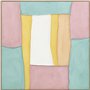 Cadre Home ESPRIT Blanc Rose Turquoise Abstrait Urbaine 102 x 4,5 x 102 cm (2 Unités)