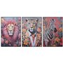 Cadre Home ESPRIT Animal Moderne 82 x 4 x 122 cm (3 Unités)