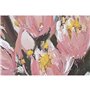 Cadre Home ESPRIT Jaune Vert Rose Shabby Chic Vase 83 x 4,5 x 83 cm (2 Unités)