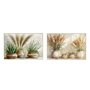 Cadre Home ESPRIT Vert Beige Pot Cottage 123 x 4