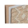 Cadre Home ESPRIT Blanc Naturel Scandinave 40 x 3 x 40 cm (2 Unités)