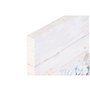 Cadre Home ESPRIT Bleu Gris Shabby Chic Hortensia 60 x 3 x 60 cm (2 Unités)