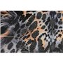 Cadre Home ESPRIT Noir Doré Léopard Colonial Laqué 50 x 3,5 x 70 cm (2 Unités)
