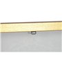 Cadre Home ESPRIT Noir Doré Léopard Colonial Laqué 50 x 3,5 x 70 cm (2 Unités)