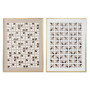 Cadre Home ESPRIT Blanc Beige Doré Moderne Urbaine 90 x 3