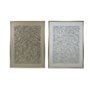 Cadre Home ESPRIT Blanc Beige Doré Moderne Urbaine 90 x 3