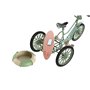 Figurine Décorative Home ESPRIT Bleu Blanc Vert Rose Vintage 26,5 x 12 x 14 cm (3 Unités)