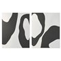 Cadre Home ESPRIT Blanc Blue marine Moderne Urbaine 140 x 3 x 180 cm (2 Unités)