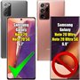 OcioDual Protecteur d'Écran Hydrogel Compatible avec Samsung Galaxy Note 20 5G Protection Anti Empreinte Rayures Couverture