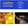 Goodyear V16 Lumière d’urgence pour voiture et moto LED. Balise lumineuse. Base magnétique.