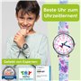 garçon. Time Teacher Analogique avec Exercices. Facile d’Apprendre à Lire l’Heure