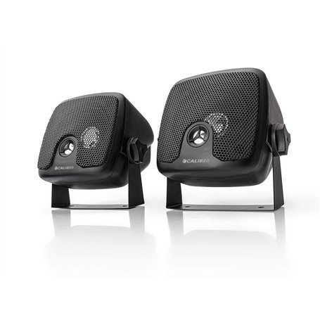Caliber CSB3-1 Haut-parleurs 2 Voies – 80 Watts (160 W par Paire) – Enceintes compactes – Haut-parleurs Auto – pour Bateau