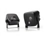 Caliber CSB3-1 Haut-parleurs 2 Voies – 80 Watts (160 W par Paire) – Enceintes compactes – Haut-parleurs Auto – pour Bateau, Camp