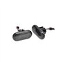 AUTO-STYLE Set de clignoteurs latérales LED compatible avec Renault Divers - Smoke - incl. Dynamic Running Light, Gris fumé
