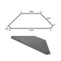 Vonyx DBC2 Pack de 2 Étagères d'Angle pour Cabine DJ Vonyx - Angle 90 Degrés, Compatibilité Universelle, Idéales pour Poser votr
