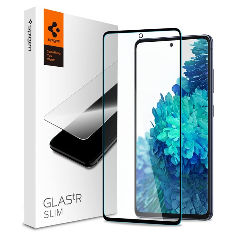 Spigen, Verre trempé pour Galaxy S20 FE, Couverture complète, Compatible avec Les Coques, Extreme Résistant aux Rayures, Ultra c
