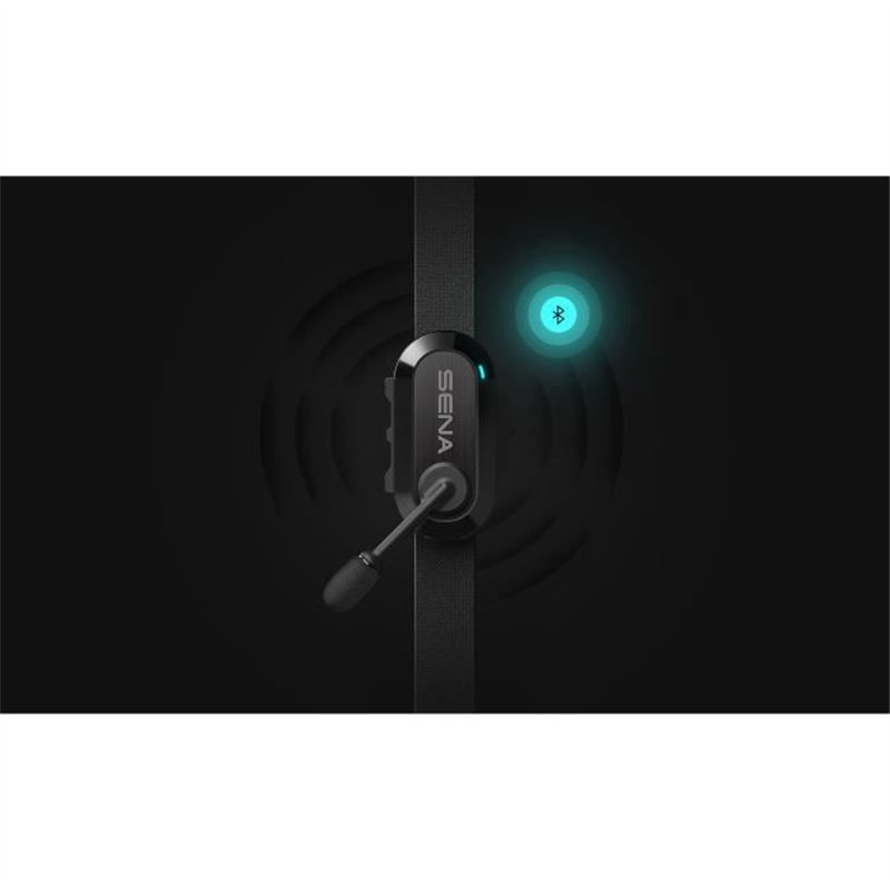 Image secondaire de Oreillette - SENA - Bikom 20 - Bluetooth - Microphone - Portée 800 m - 7h d'autonomie - USB-C - Noir