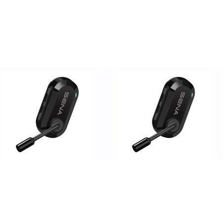 Oreillette - SENA - Bikom 20 duo - Bluetooth - Microphone - Portée 800 m - 7h d'autonomie - USB-C - x 2 - Noir