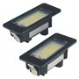 FanPaYY Éclairage de plaque d'immatriculation pour E39 E60 E70 E90 E61 E71 E82 E88 E91 E92 E93, Xénon Blanc Feux arrière 2 pièce