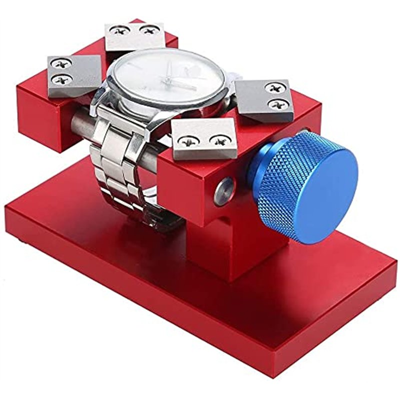 Ouvre-lunette de montre, outil de réparation de retrait de lunette de montre rouge professionnel, outil de suppression d'anneau 