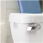 INGENUITY Mini Toilette enfant avec Réducteur de Toilette inclus, Chasse d'eau musicale et rangement lingette intégré blanc