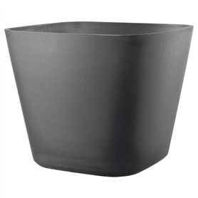 Pot de fleurs carré - DEROMA - Origin - 12 L - Gris