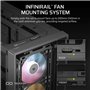 Boîtier PC - CORSAIR - Série FRAME 4000D RS ARGB - Moyen-tour - 3 ventilateurs ARGB - Noir