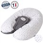 Coussin de maternité - CANDIDE - Multirelax - Polyester / Coton - Gris / Etoiles