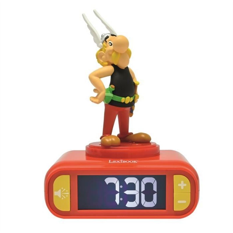Réveil veilleuse digital LEXIBOOK - Asterix - 3D lumineux et sonore - Enfant