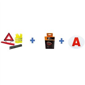 Pack sécurité - HTC EQUIPEMENT - Jeunes conducteurs -  1 gilet de sécurité + 1 triangle