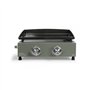 Livoo Plancha gaz 5000w plaque acier émaillé 45.5x35.5cm - DOC323