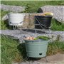 Barbecue a charbon portable - LIVOO - DOC327N - Inox - Surface de cuisson ø27 cm - Hauteur 24 cm