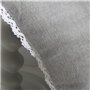 Coussin - TODAY - CHARME - Chambray x Dentelle Capucine - 40 x 40 cm