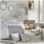 Coussin - TODAY - CHARME - Chambray x Petite broderie Constance - 40 x 40 cm